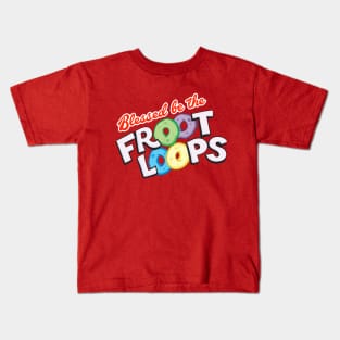 Blessed Be the Fruit Loops Kids T-Shirt